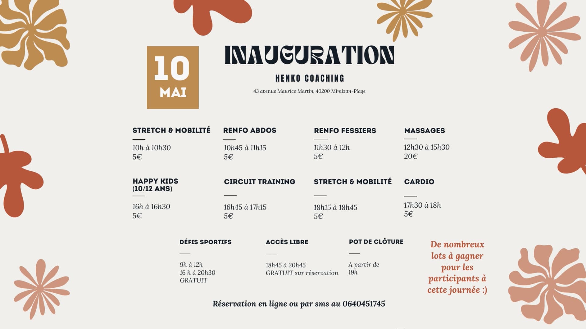 inauguration Henko Coaching version desktop